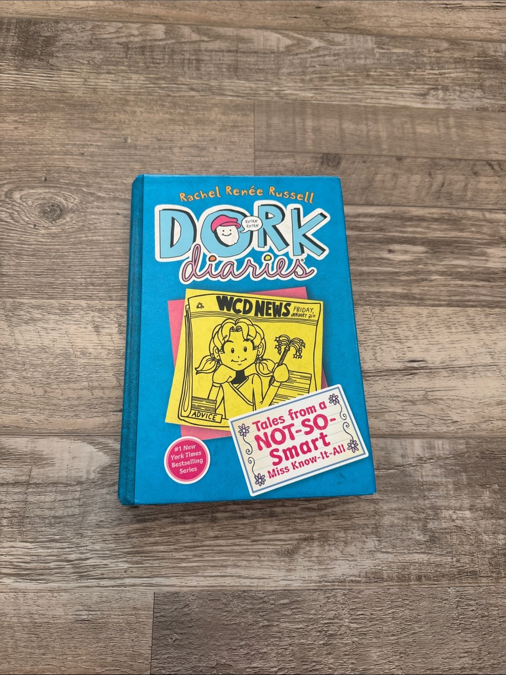 Barnes & Noble Dork Diaries Hardcover - Bright Blue with Yellow and Pink Accents
